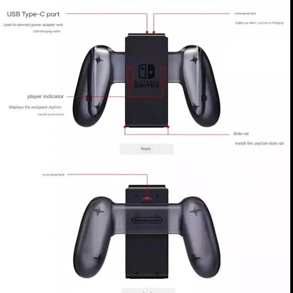 🎮 Nintendo 🎮 Charging Grip Stand for Joy-Con Nintendo Switch - Gray